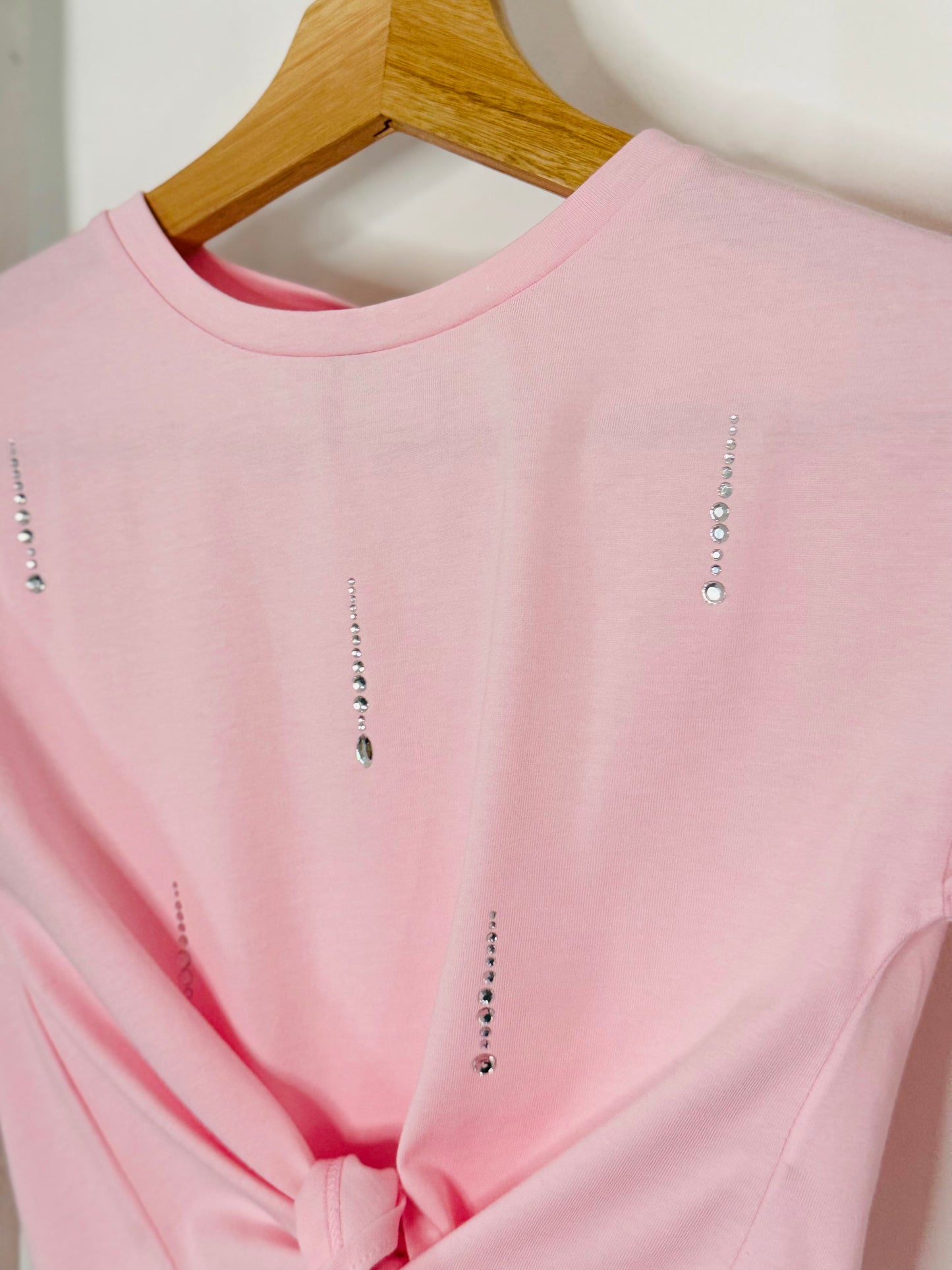 Pink Rhinestone Drop