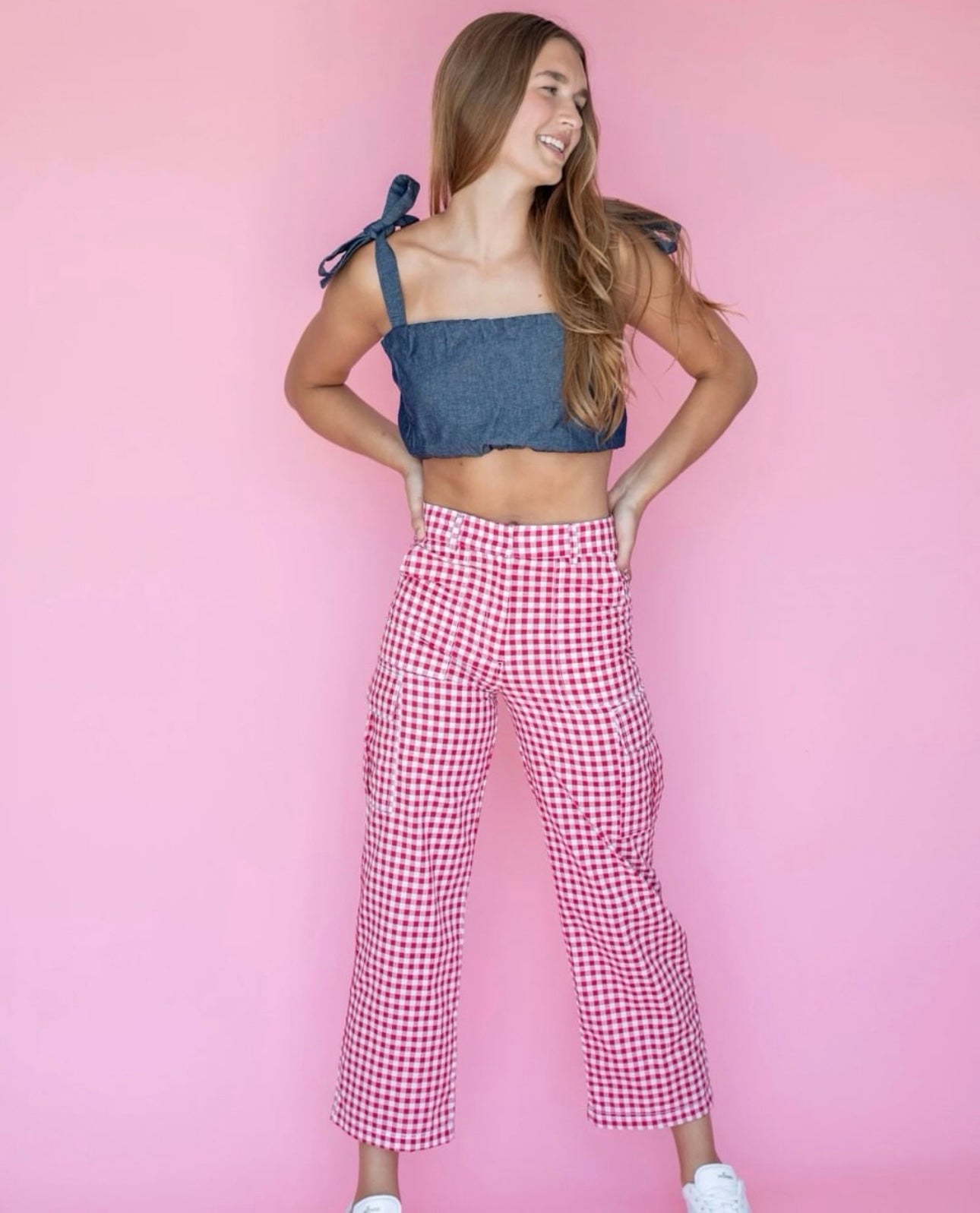 Capri Ghingham Pants