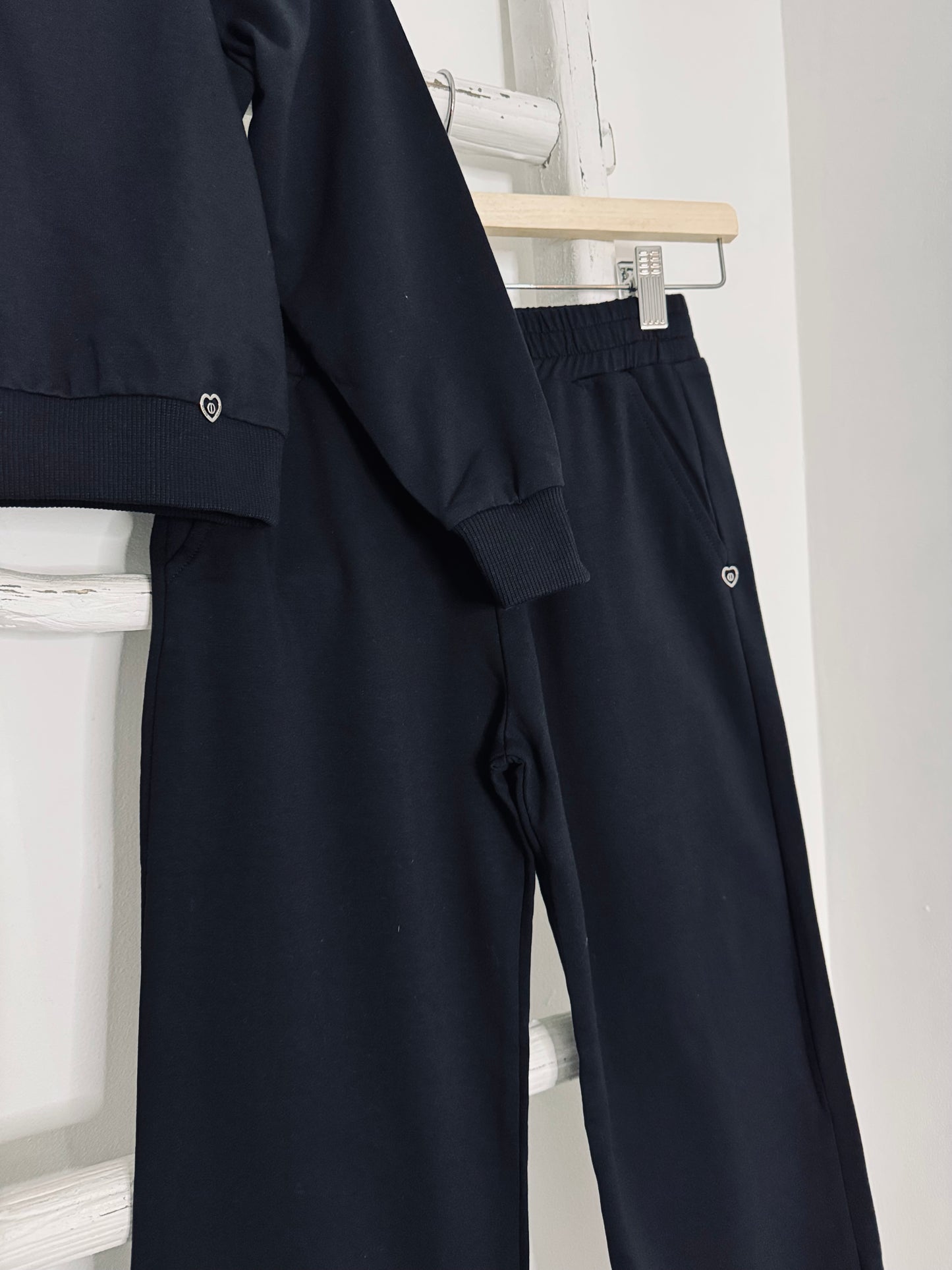 Black Off Shoulder Pant Set