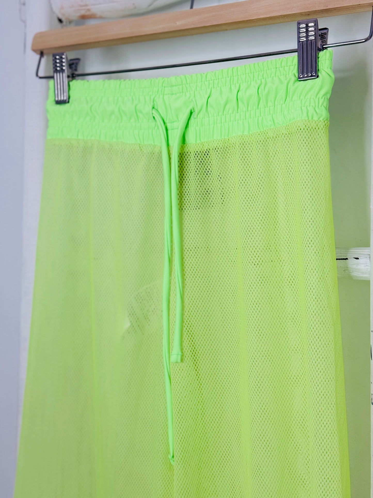 Mesh Green Pants