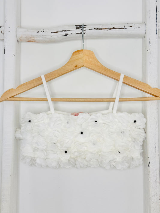 3D Flower Crop Top