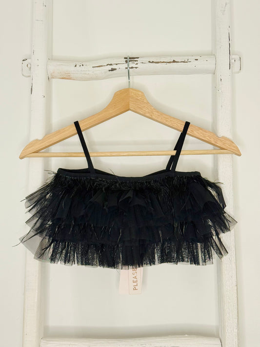Black Feather Top