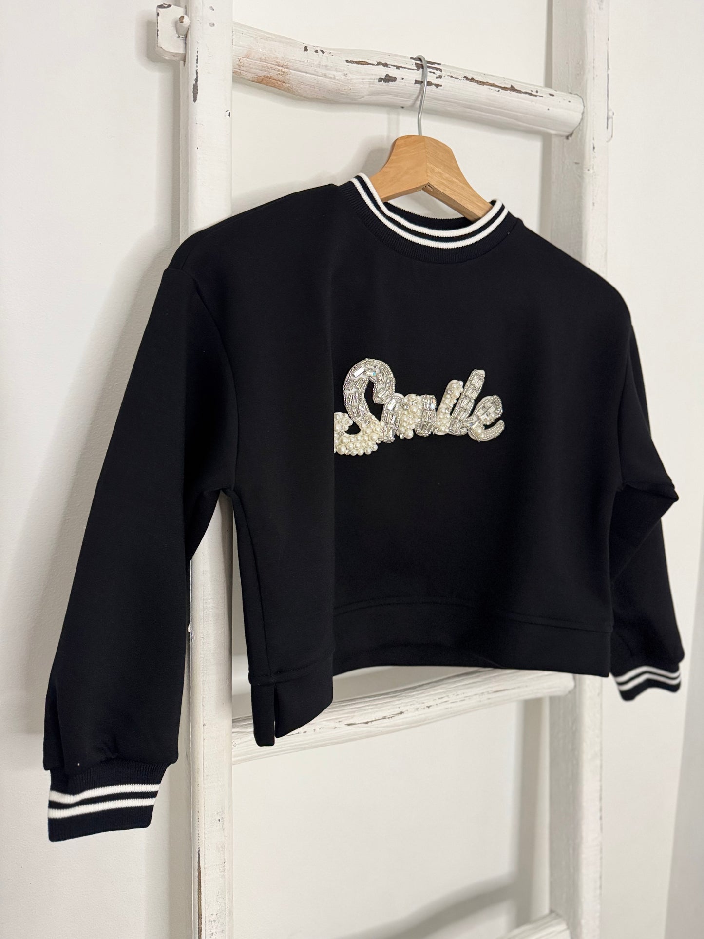 Black Smile Sweater