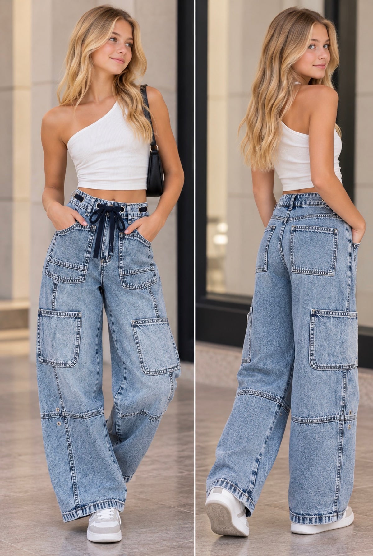 City Girl Cargo Jeans