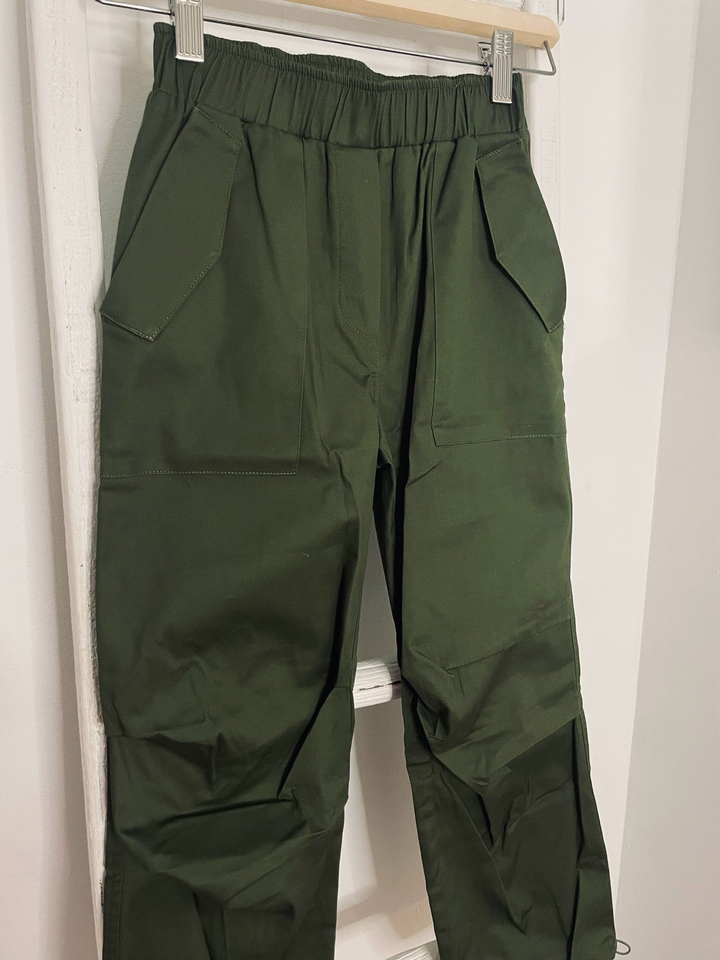 Army Green Parachute Pants