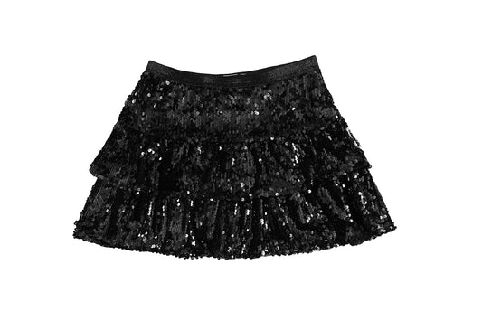 Black Sequin Skirt