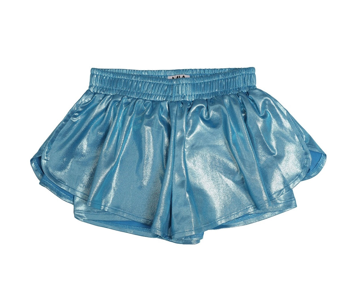 Blue Metallic Skort