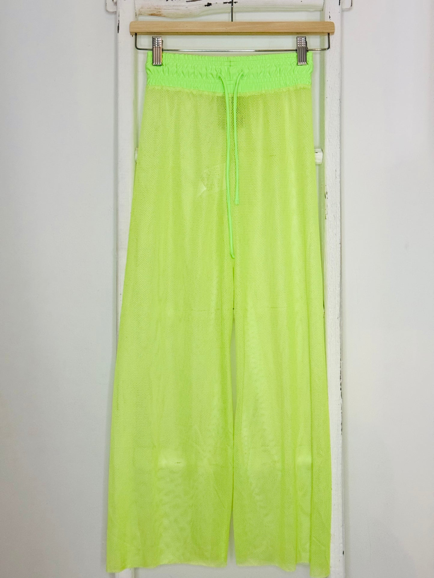 Mesh Green Pants