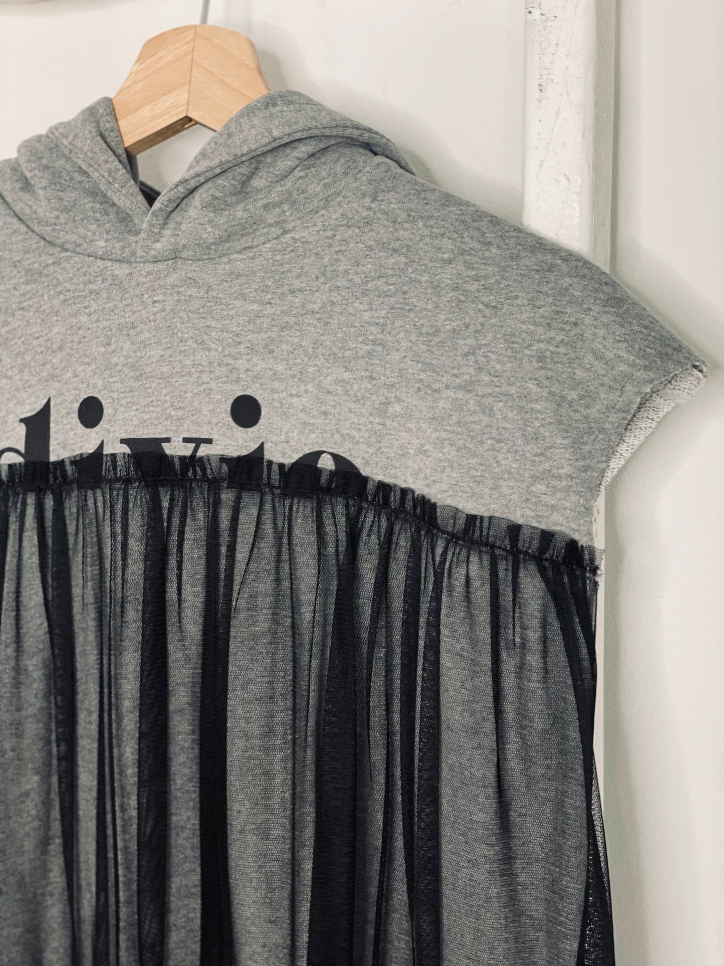 Grey Tulle Dress