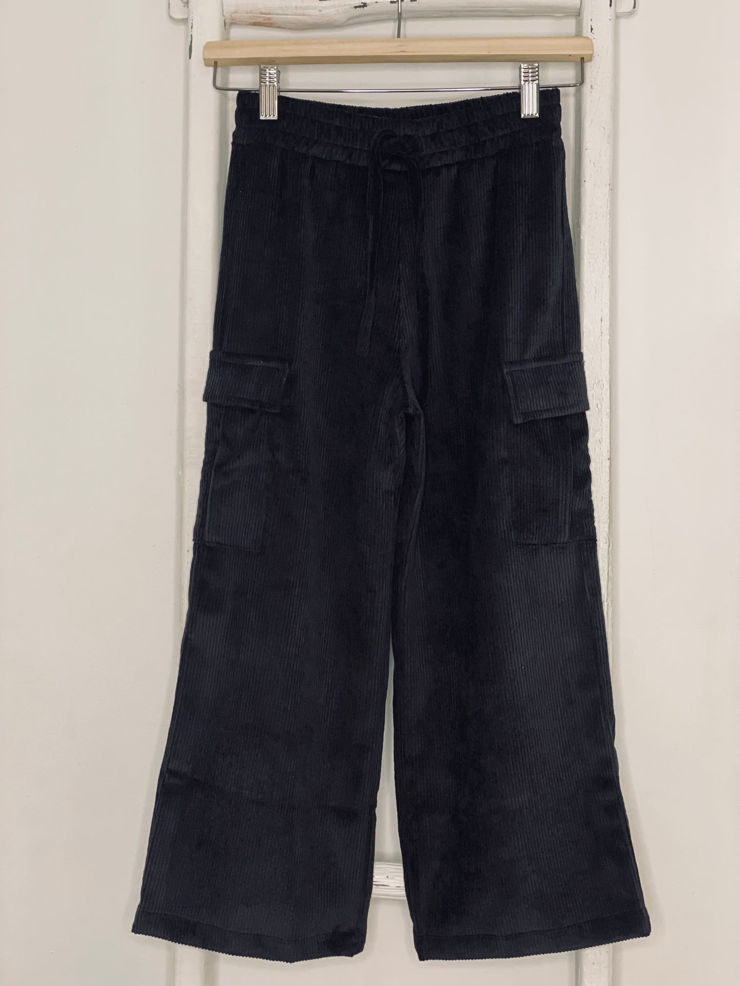 Light Corduroy Black Pants