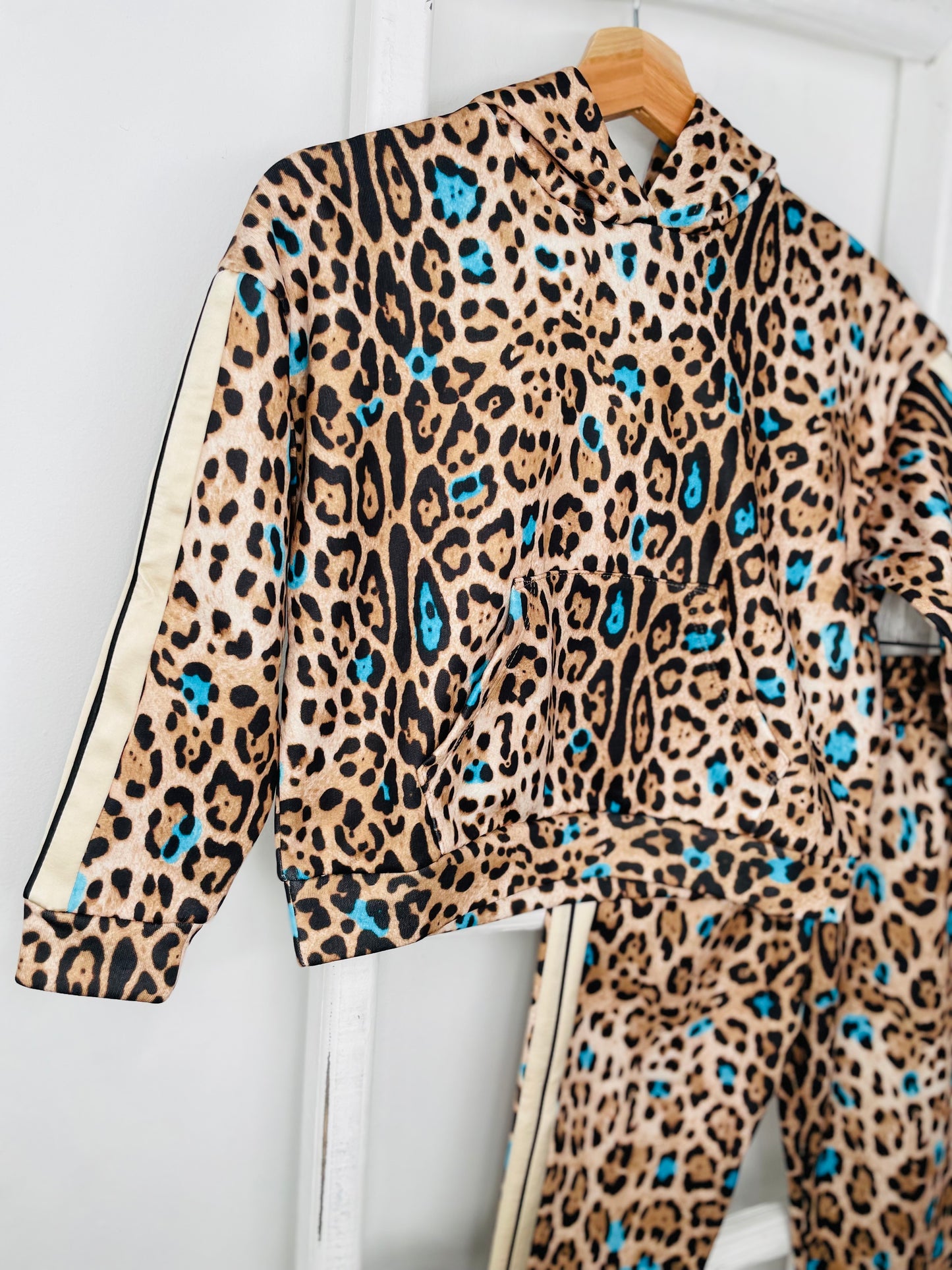 Animal Print Jogger Set