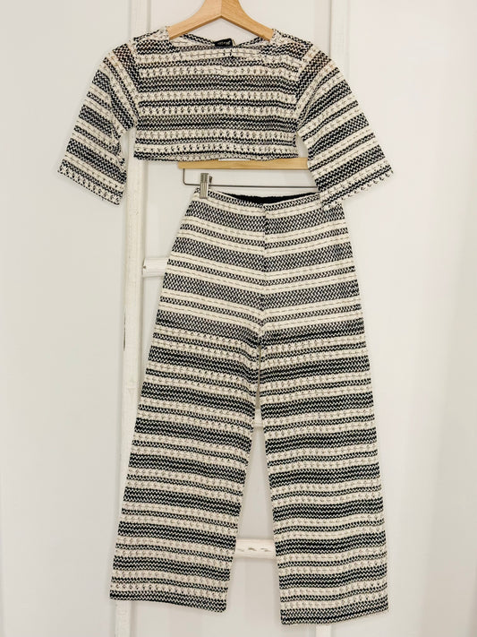 Long Sleeve Crochet Set