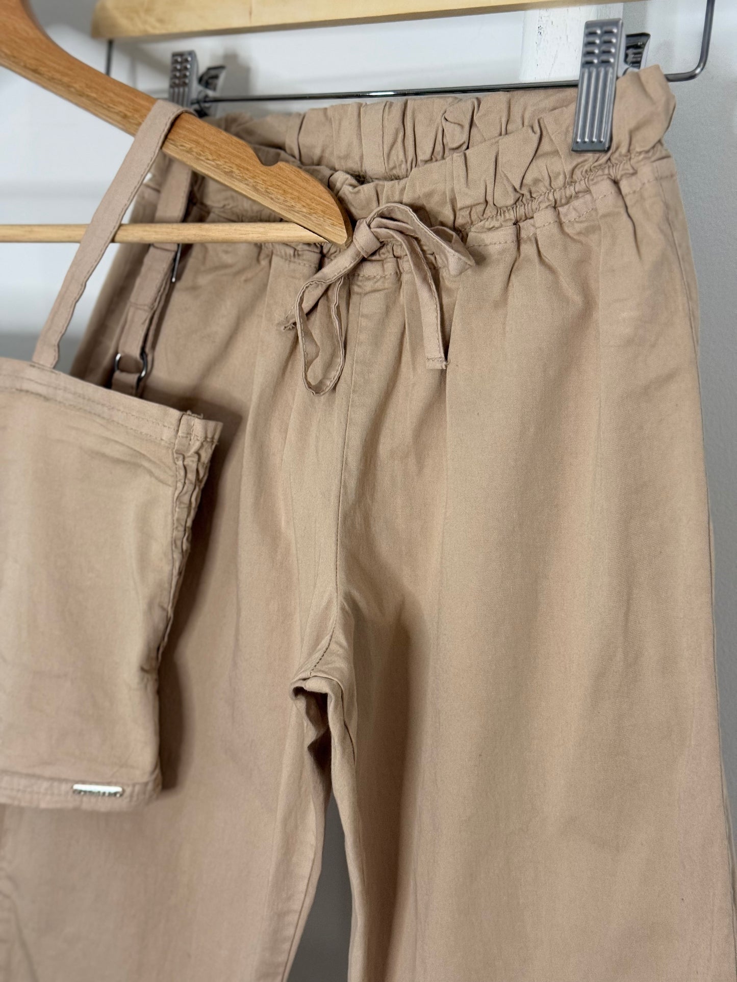Vicky Khaki Jogger Set