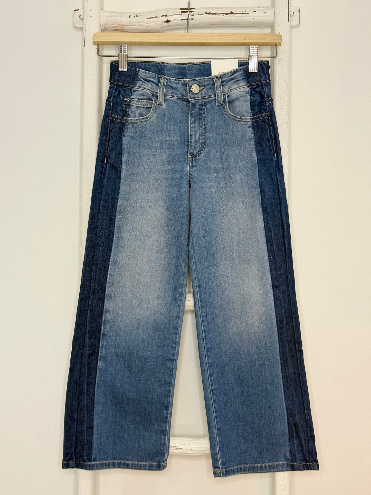 Two Tone Denim Pants