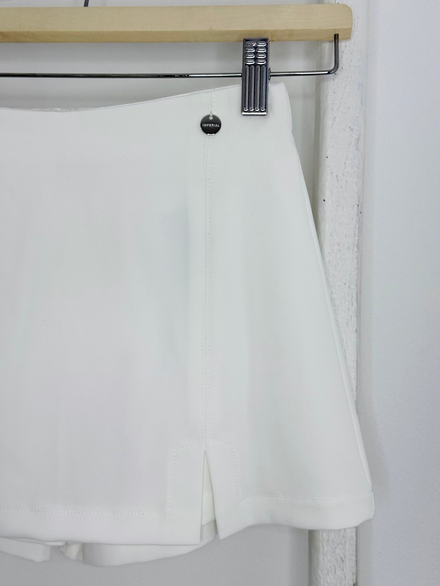White Skort