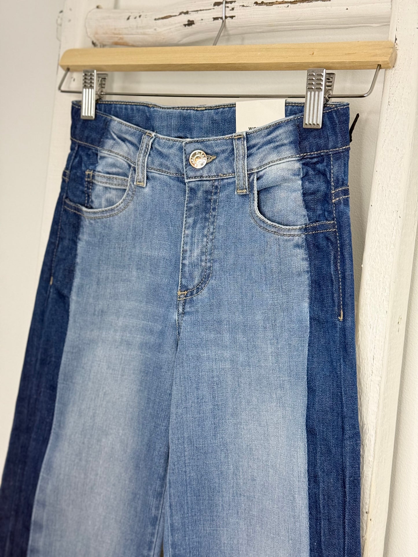 Two Tone Denim Pants