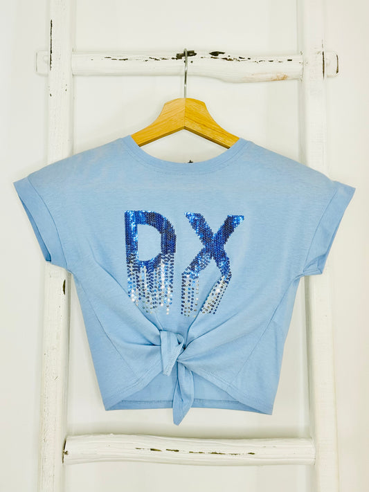 Basic Bluee Sequin Tee
