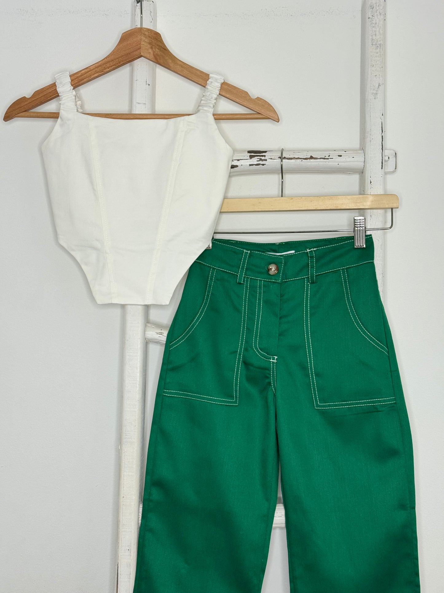 Charly Green  Pants
