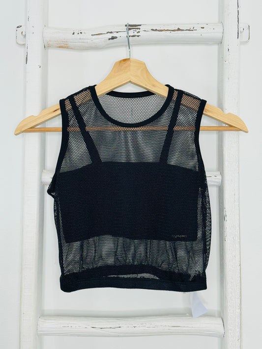 Mesh Black Top