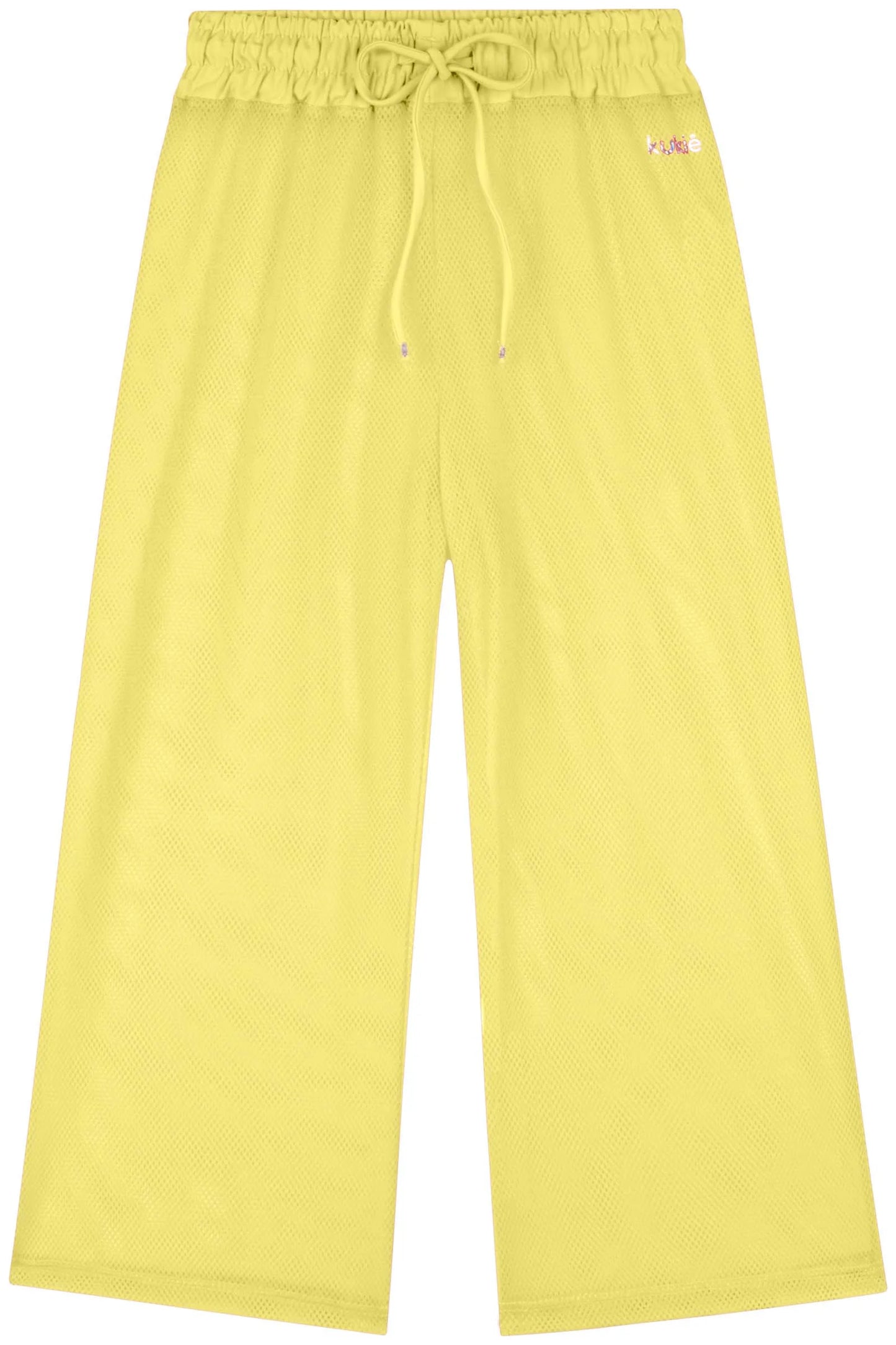 Neon Yellow Mesh Cover Up
