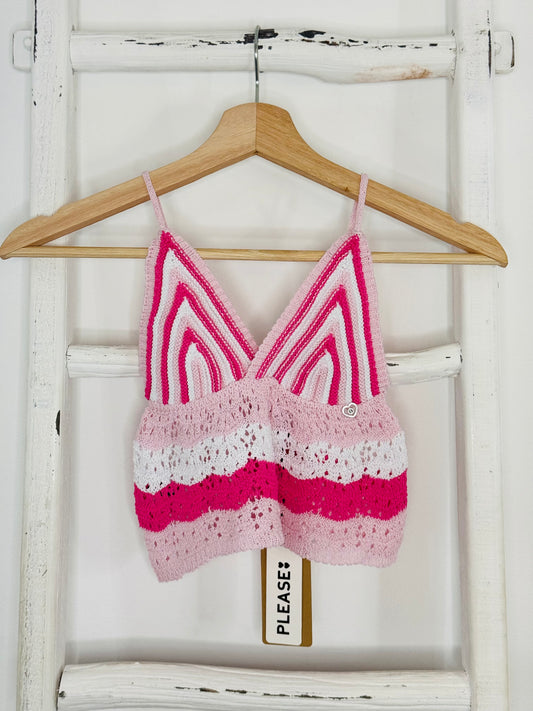 Rosa Water Crochet Top