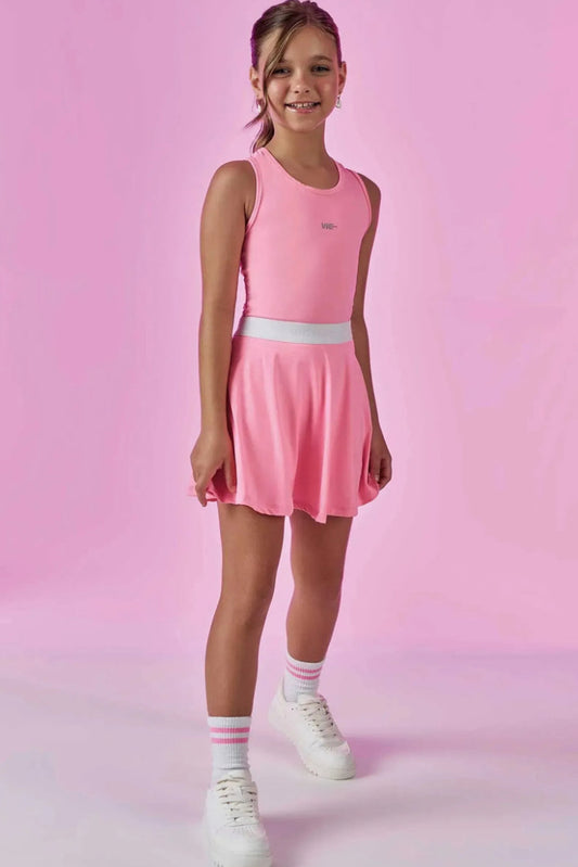 Pink Active Skort Set