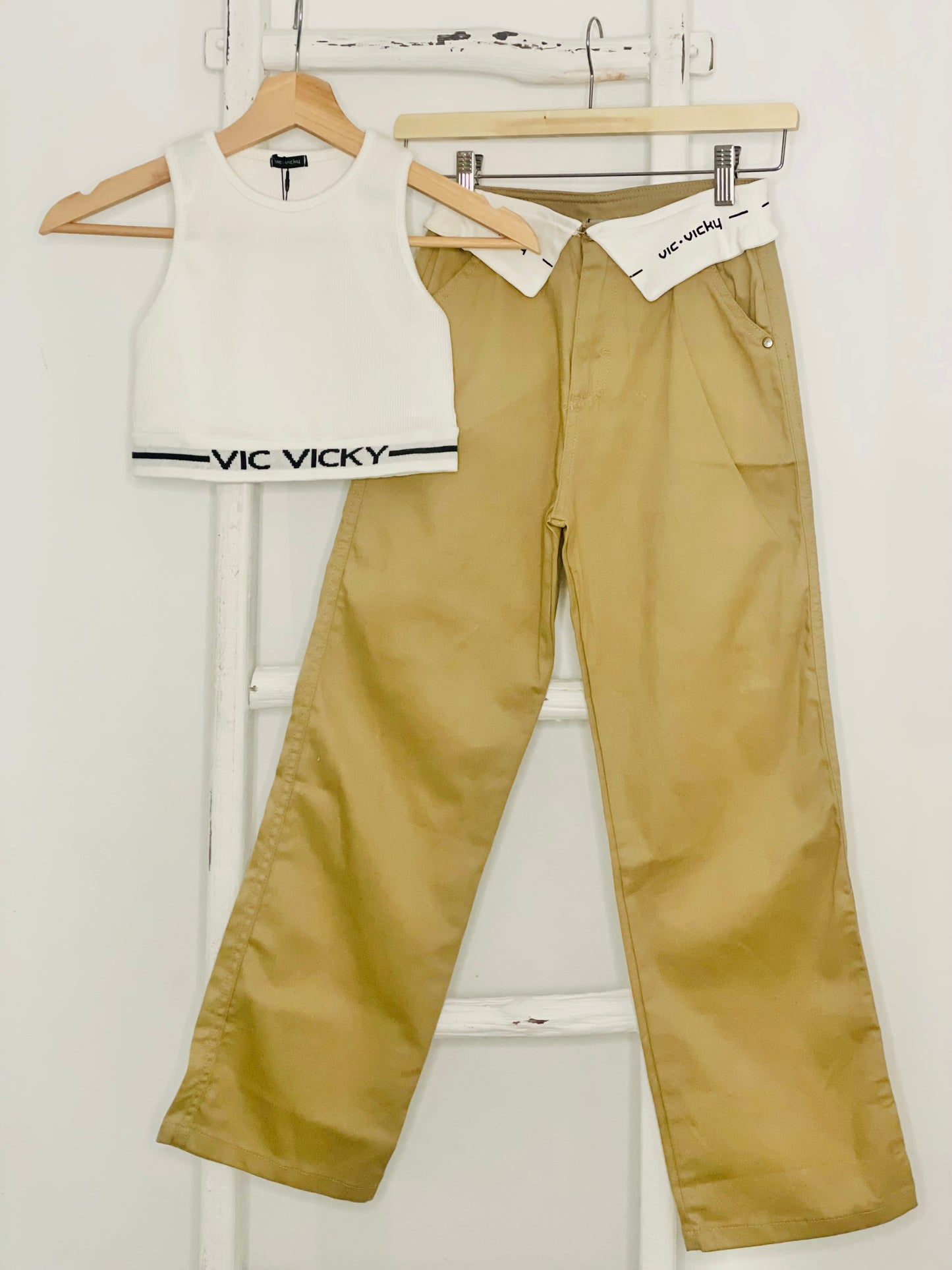 Wide Leg Trouser Set