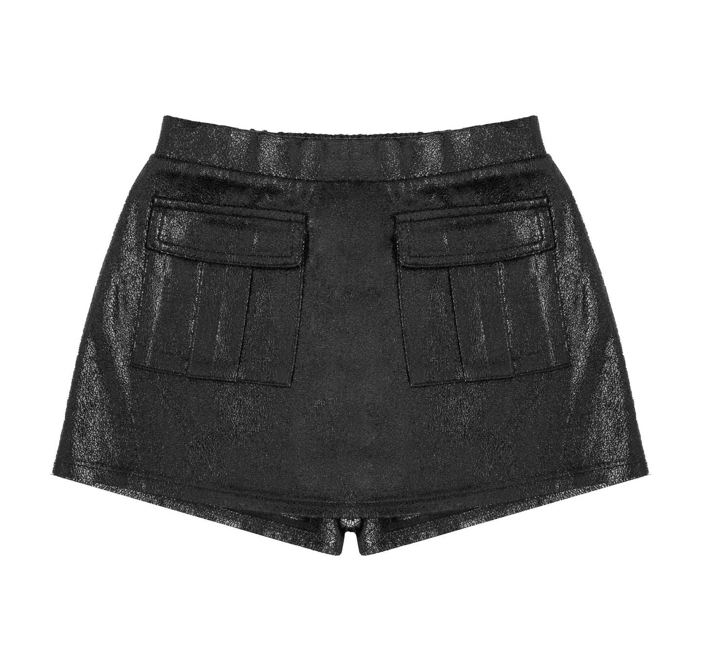 Black Cargo Skort