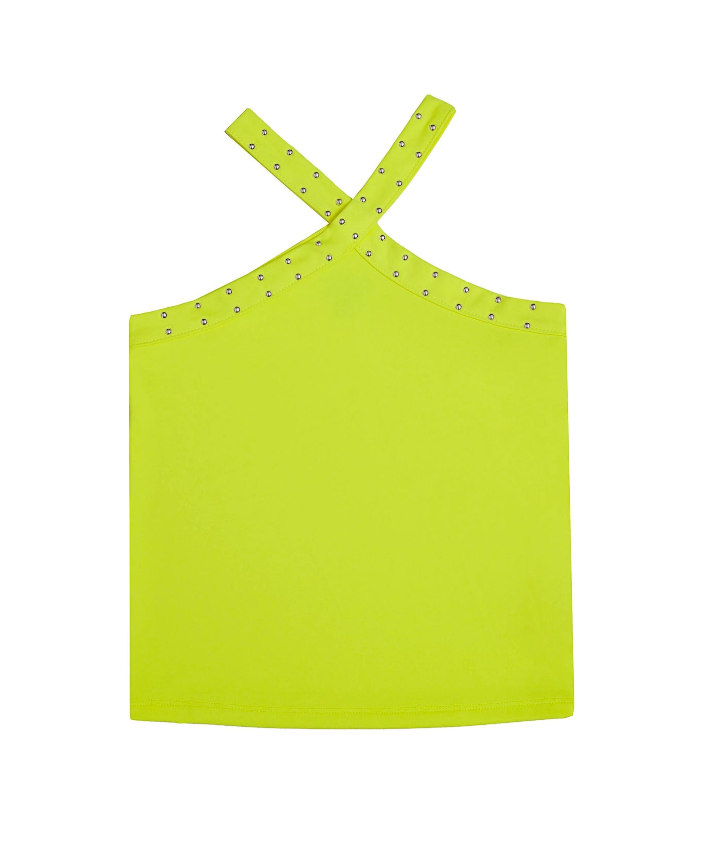 Neon Yellow Studded Top