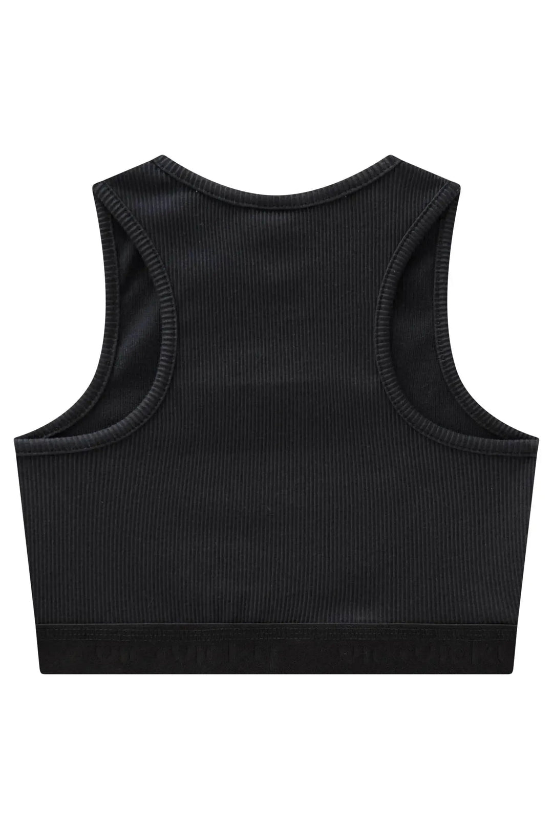 Vicky Waistband Black Tank Top