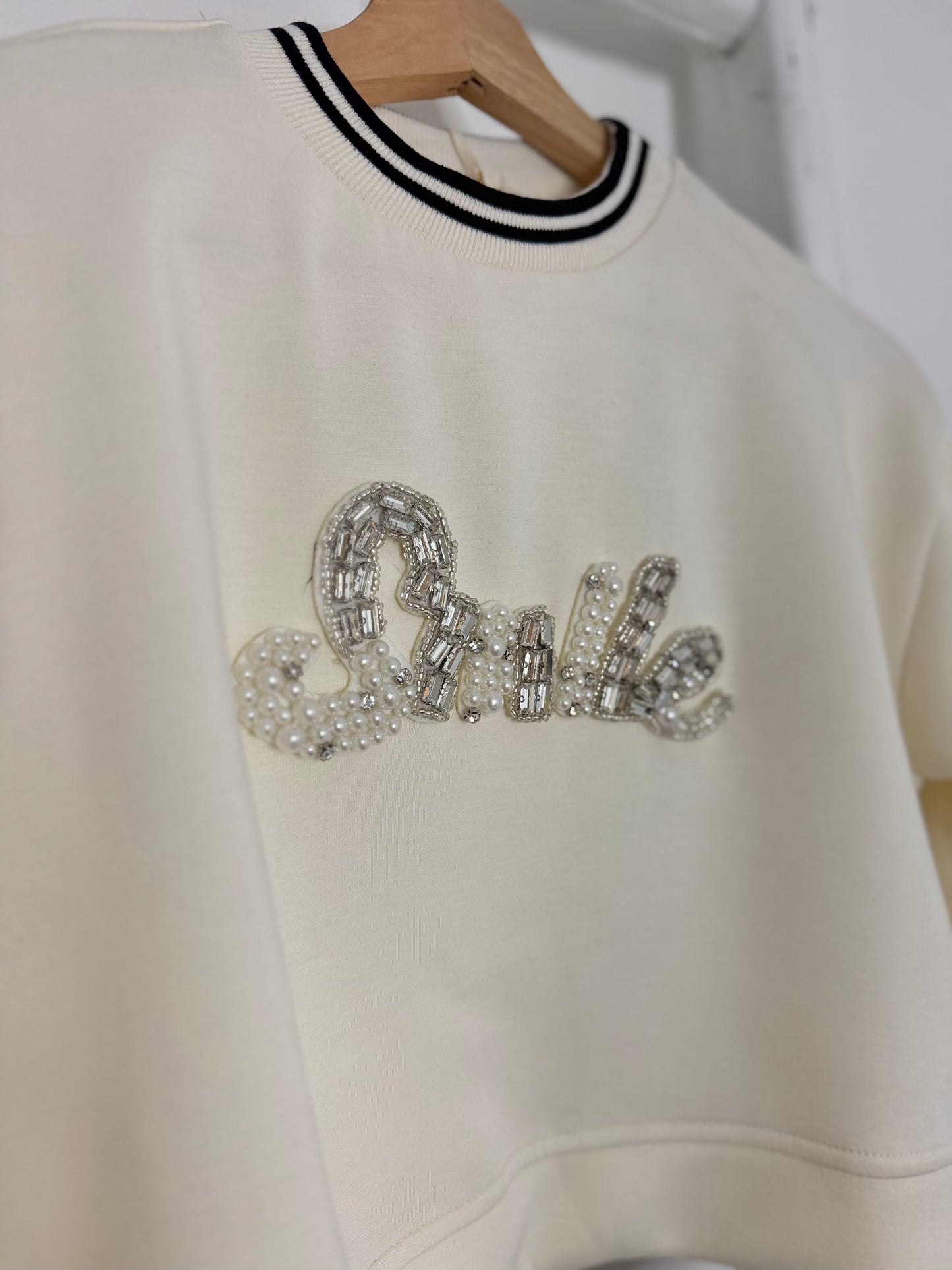 Off White Smile Sweater