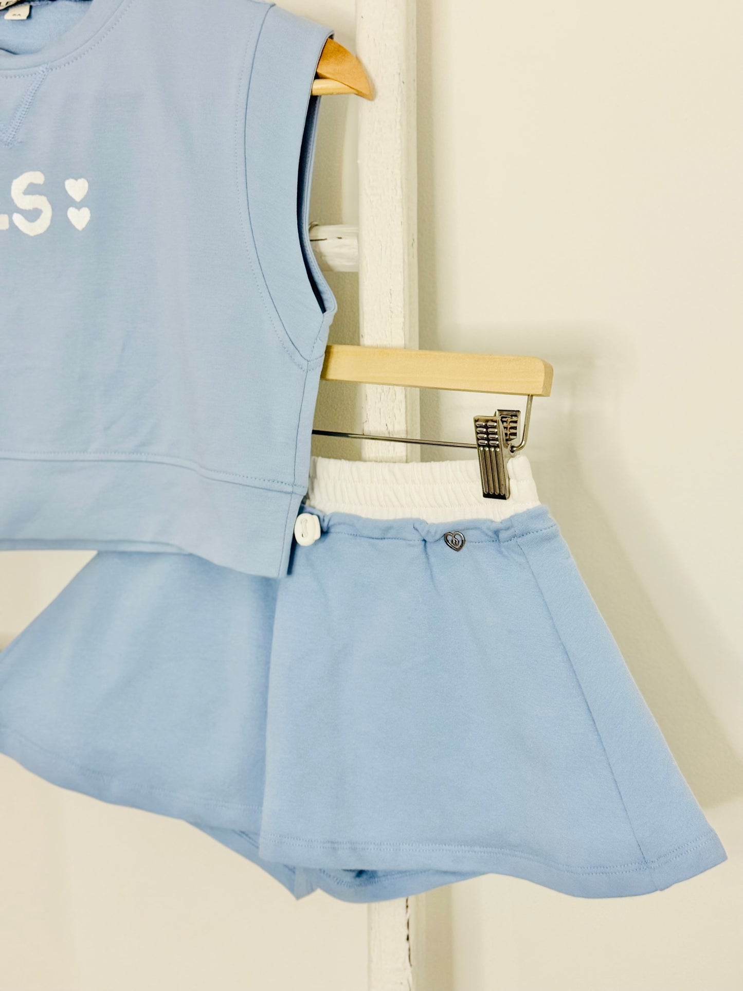 PLS Baby Blue Skort Sporty Set