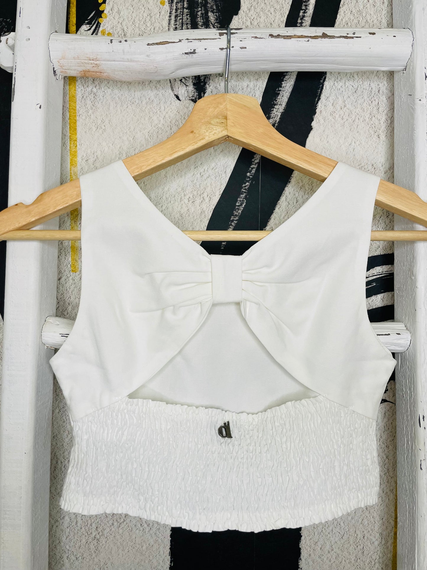 Back Bow Crop Top