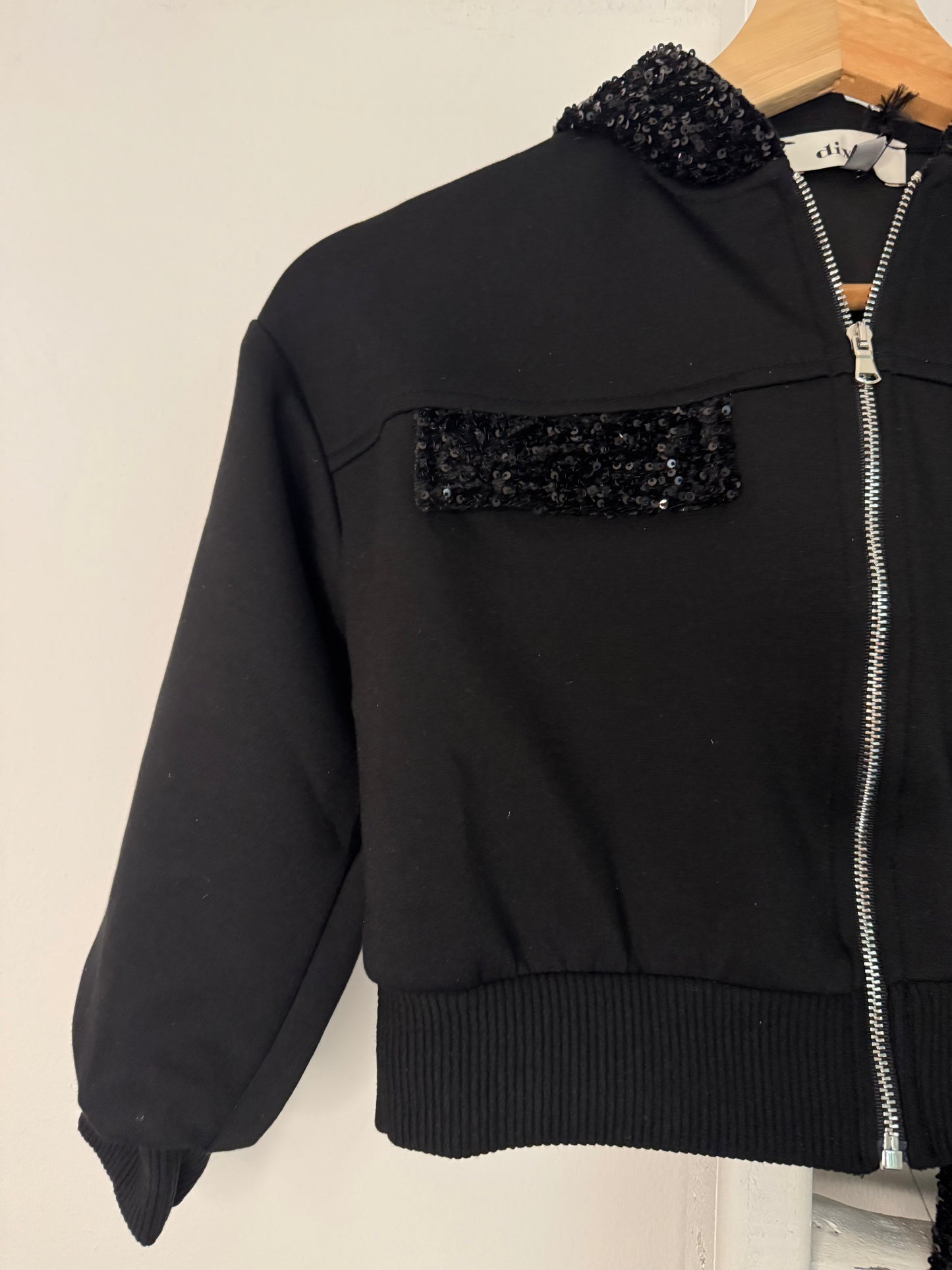 Liza Black Sequin Set