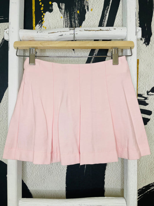 Pink Pleated Skirt