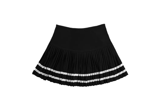 Black Pleated Skirt