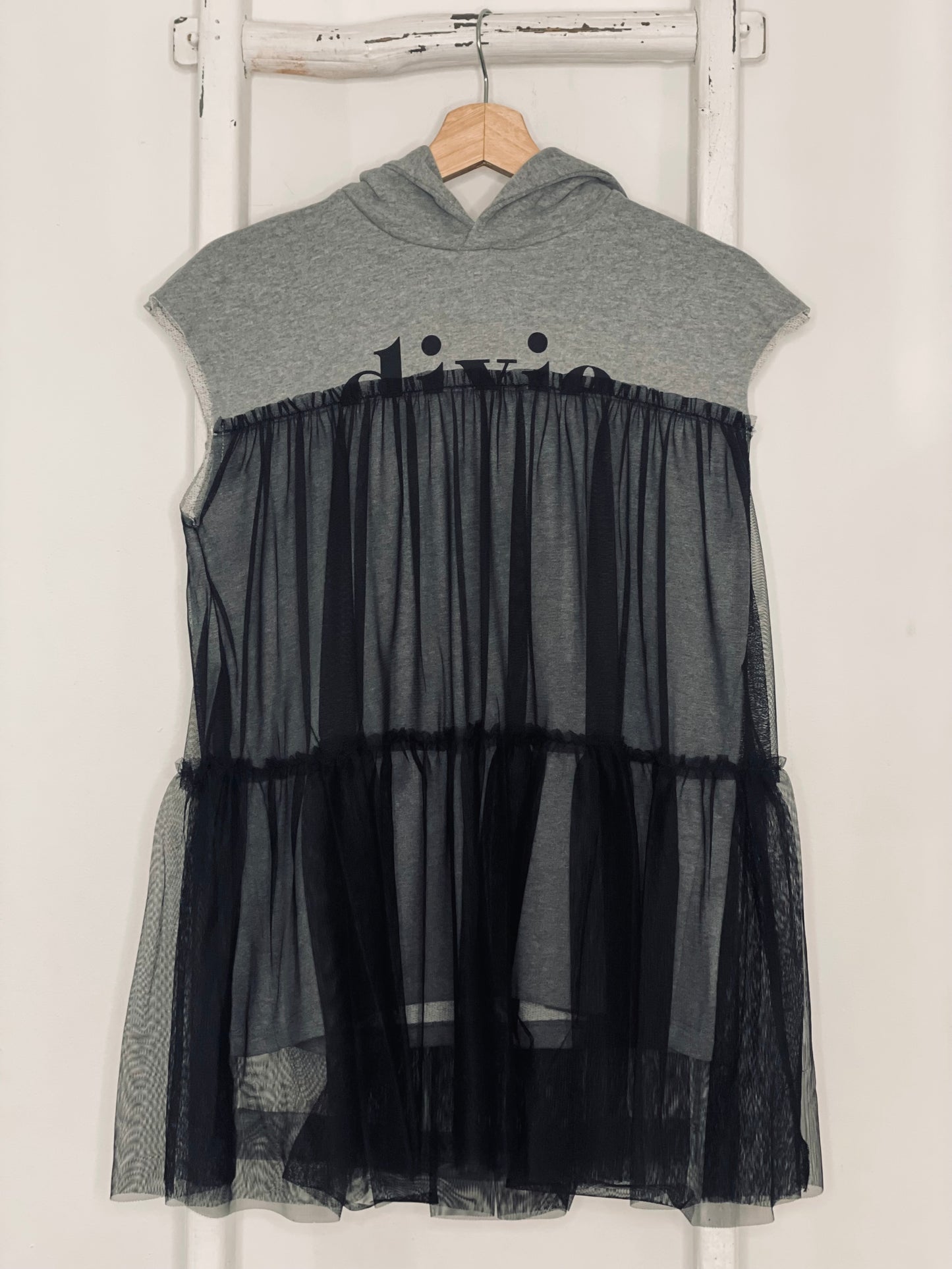 Grey Tulle Dress