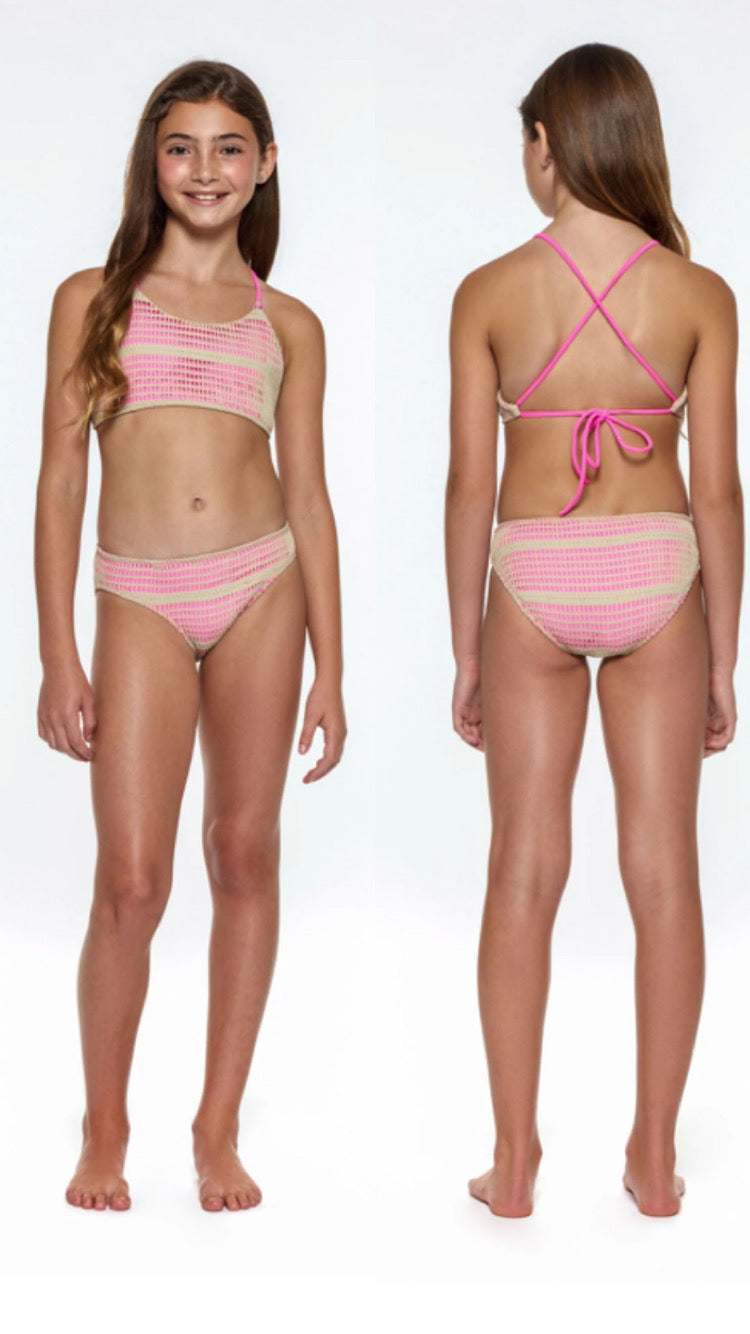 Adele Neon Pink Swimsuit