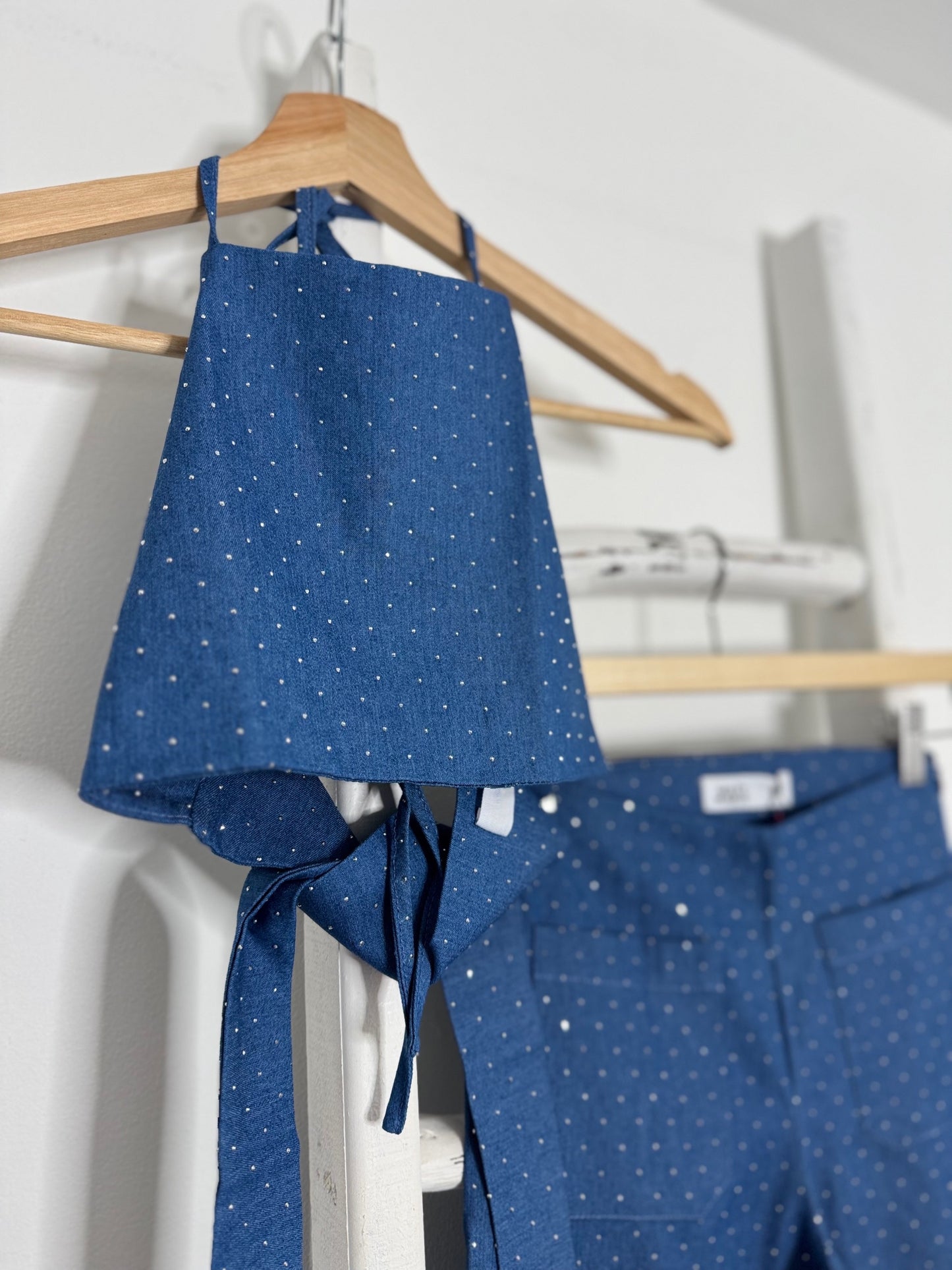 Giulia Rhinestones Jean Set