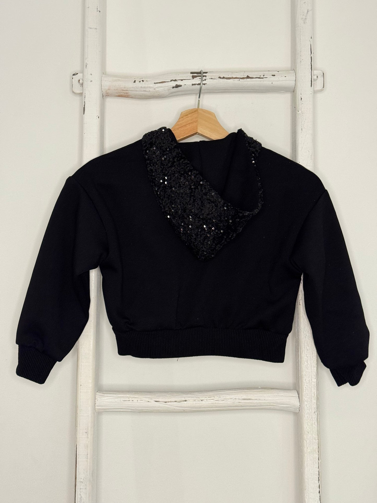 Liza Black Sequin Set