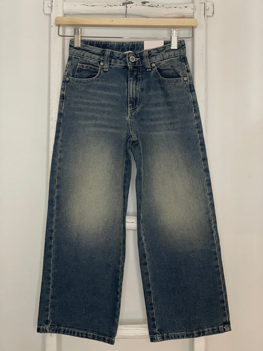 Low Rise Wide Leg Jeans