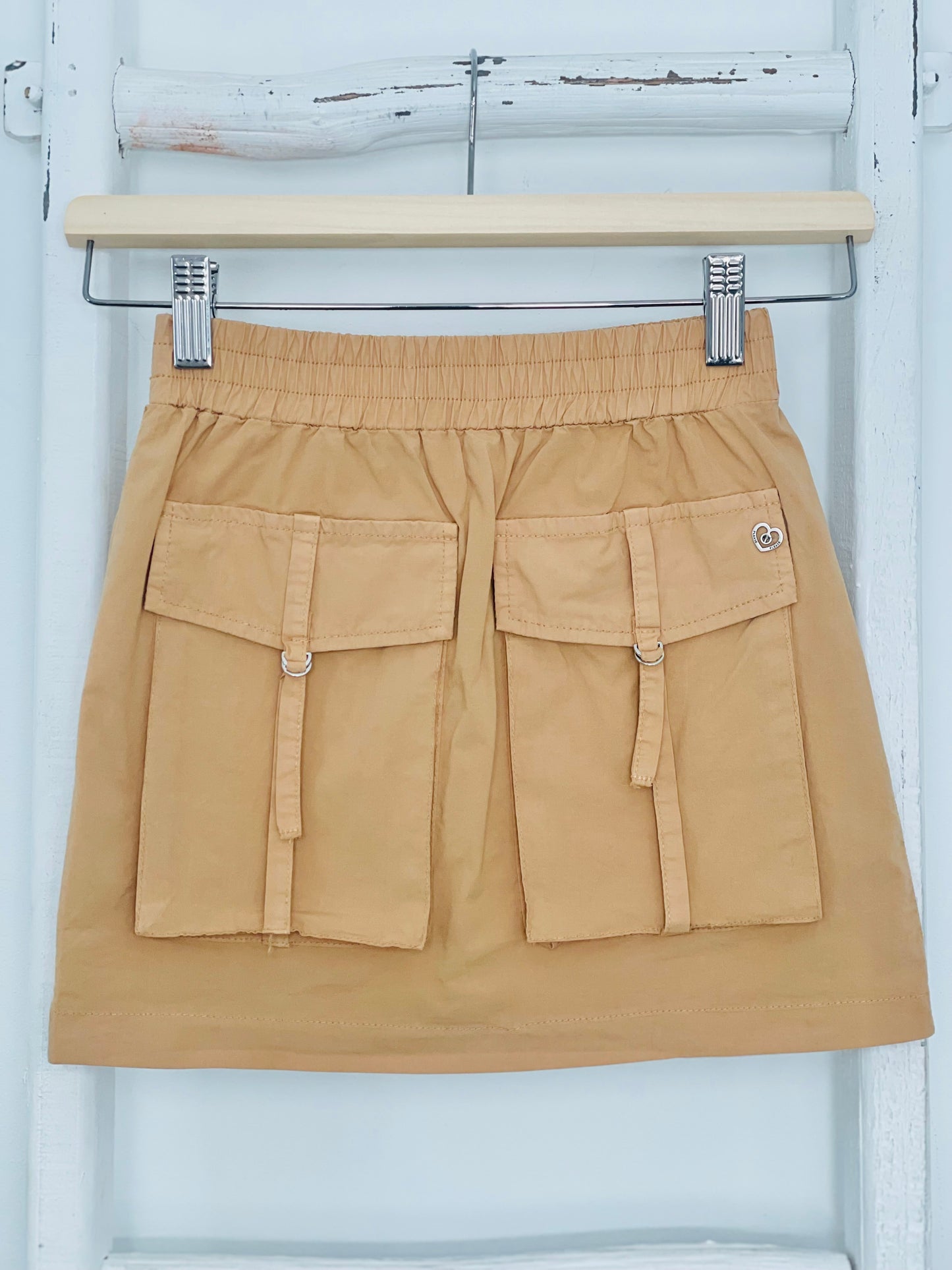 Camel Cargo Skirt