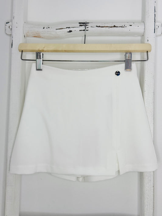 White Skort