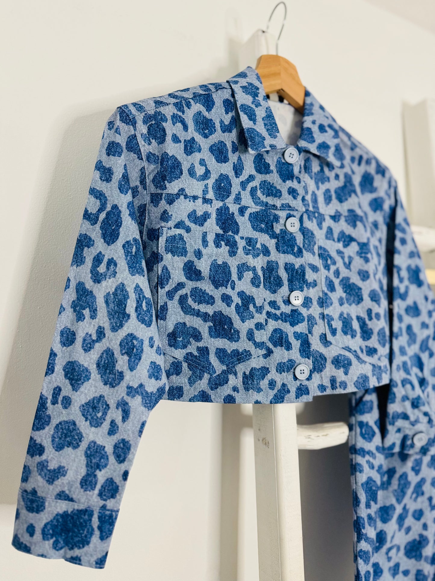 Animal Print Jean Set