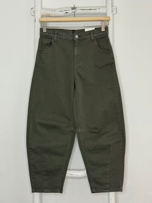 Green Barrel Pants