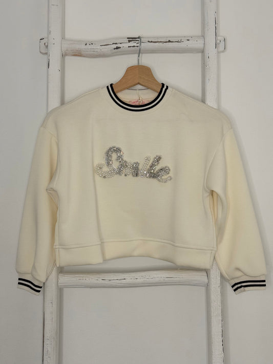 Off White Smile Sweater