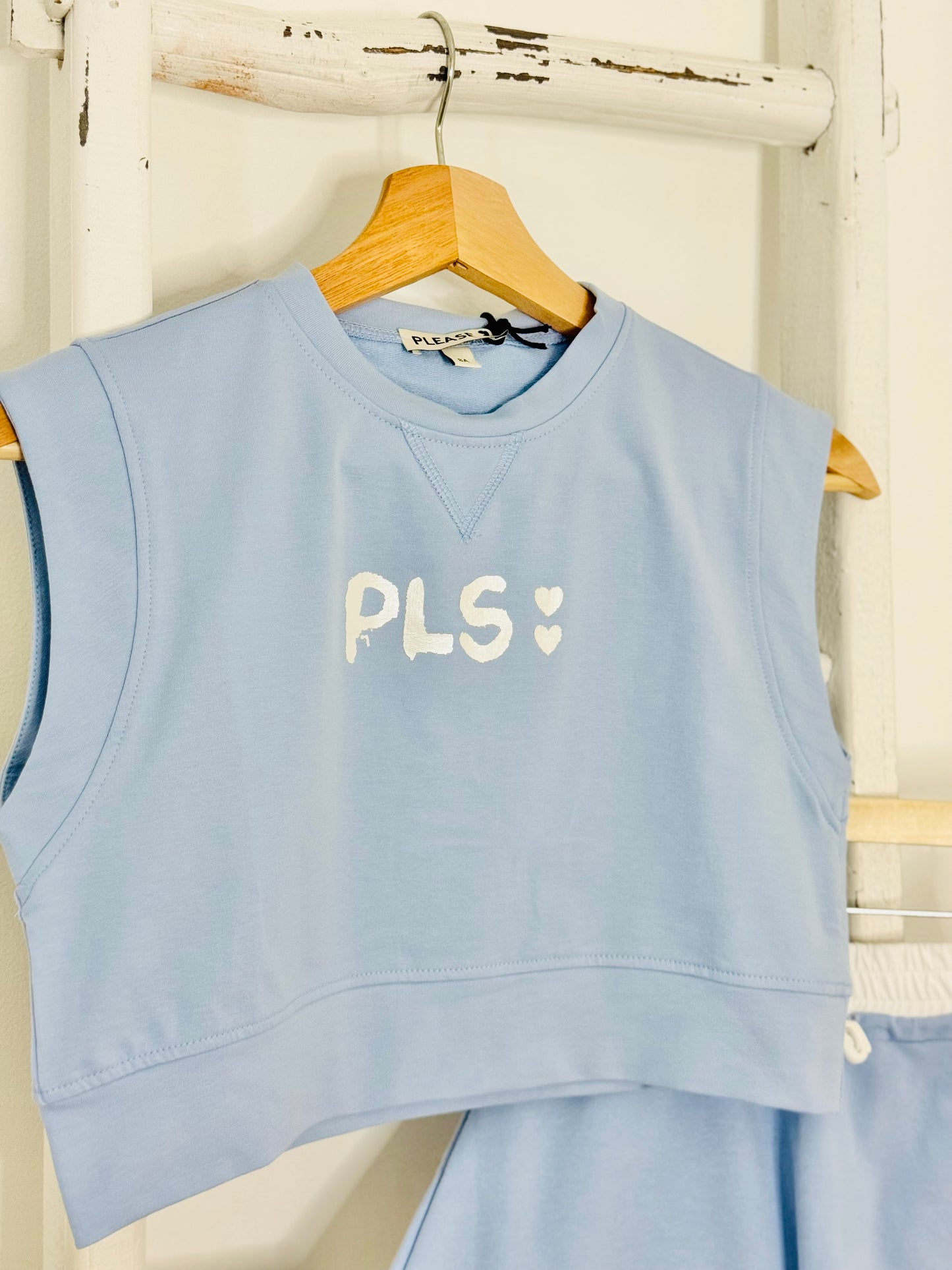 PLS Baby Blue Skort Sporty Set