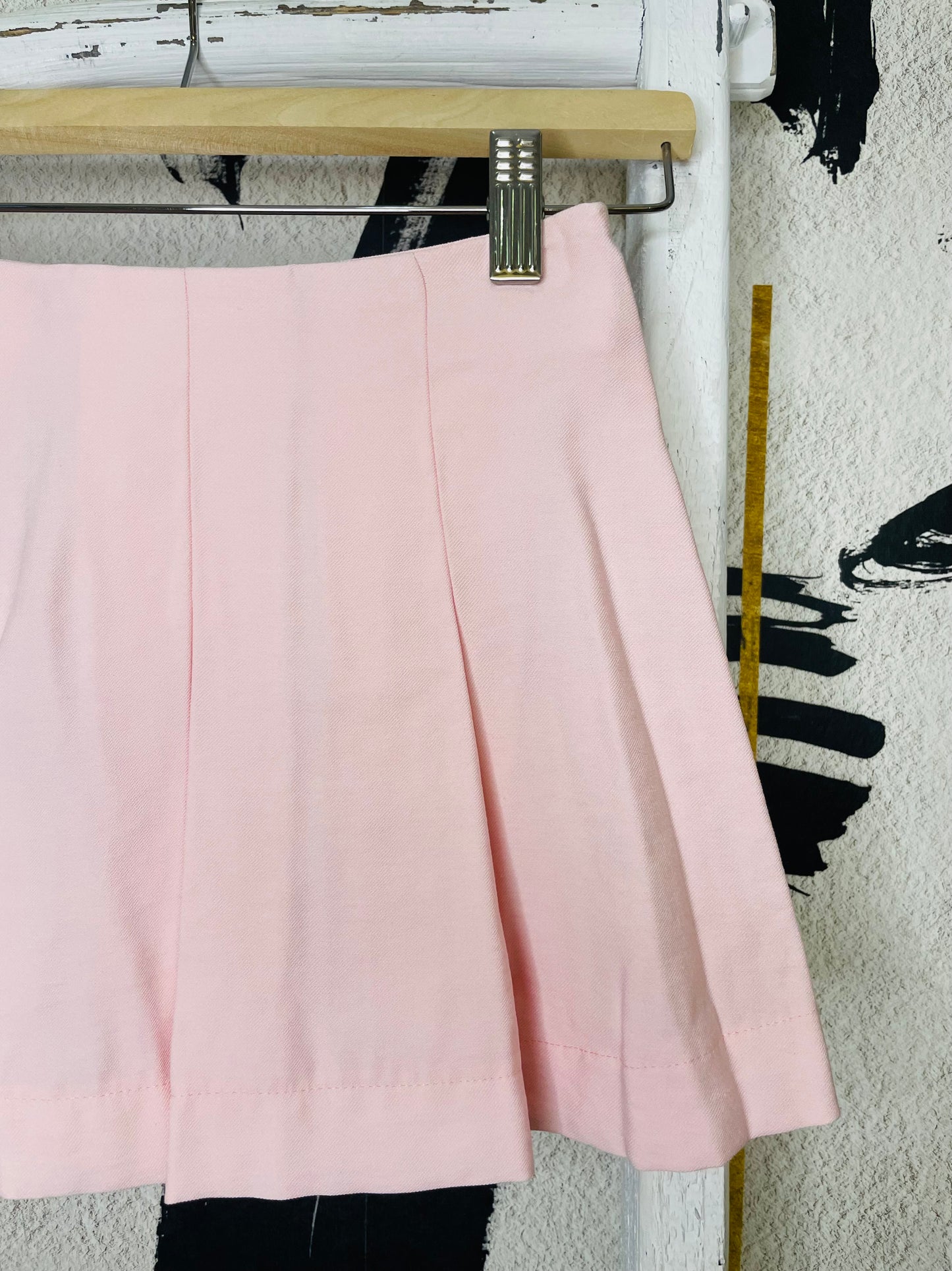 Pink Pleated Skirt