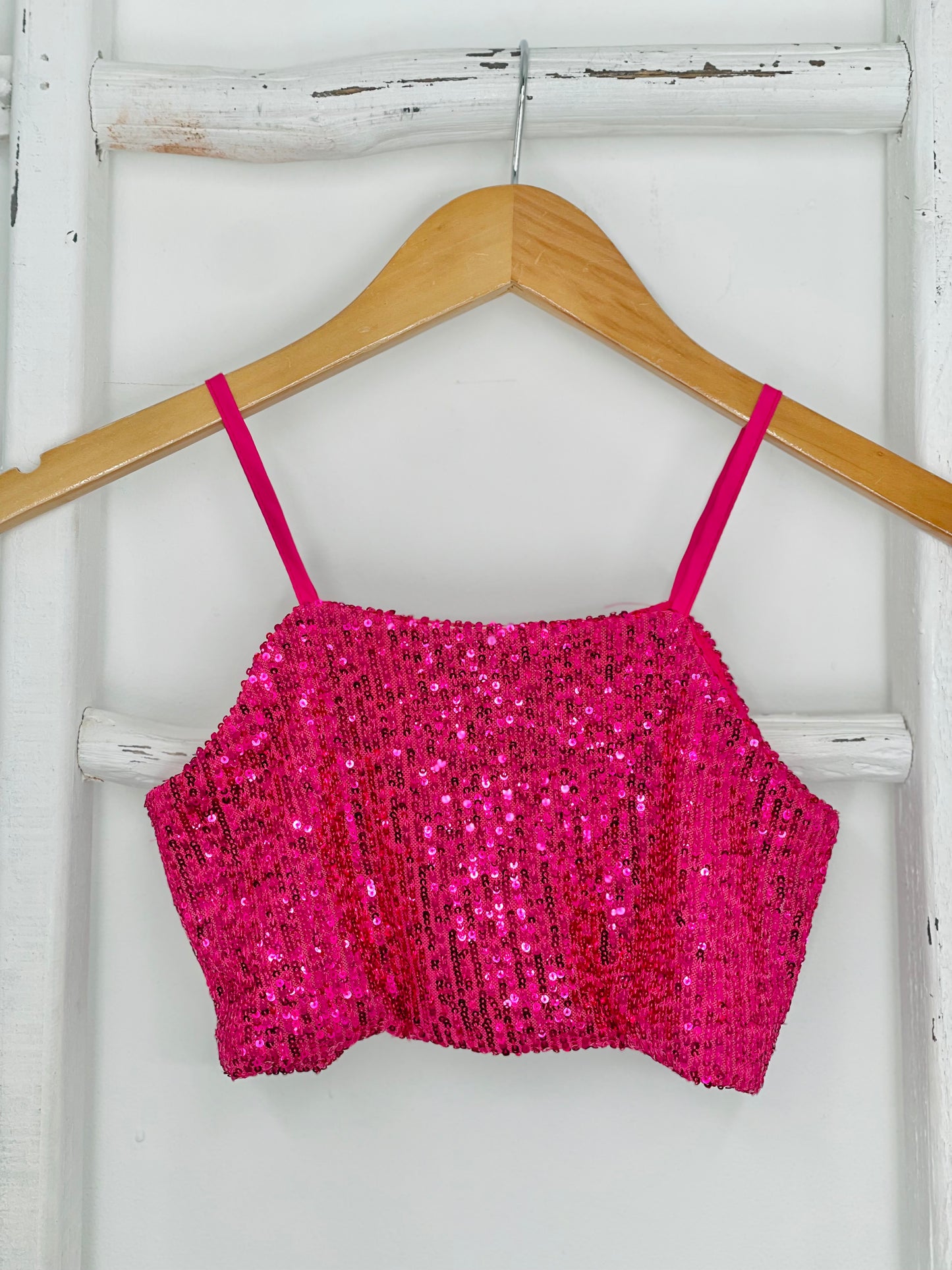 Sequin Crop Top