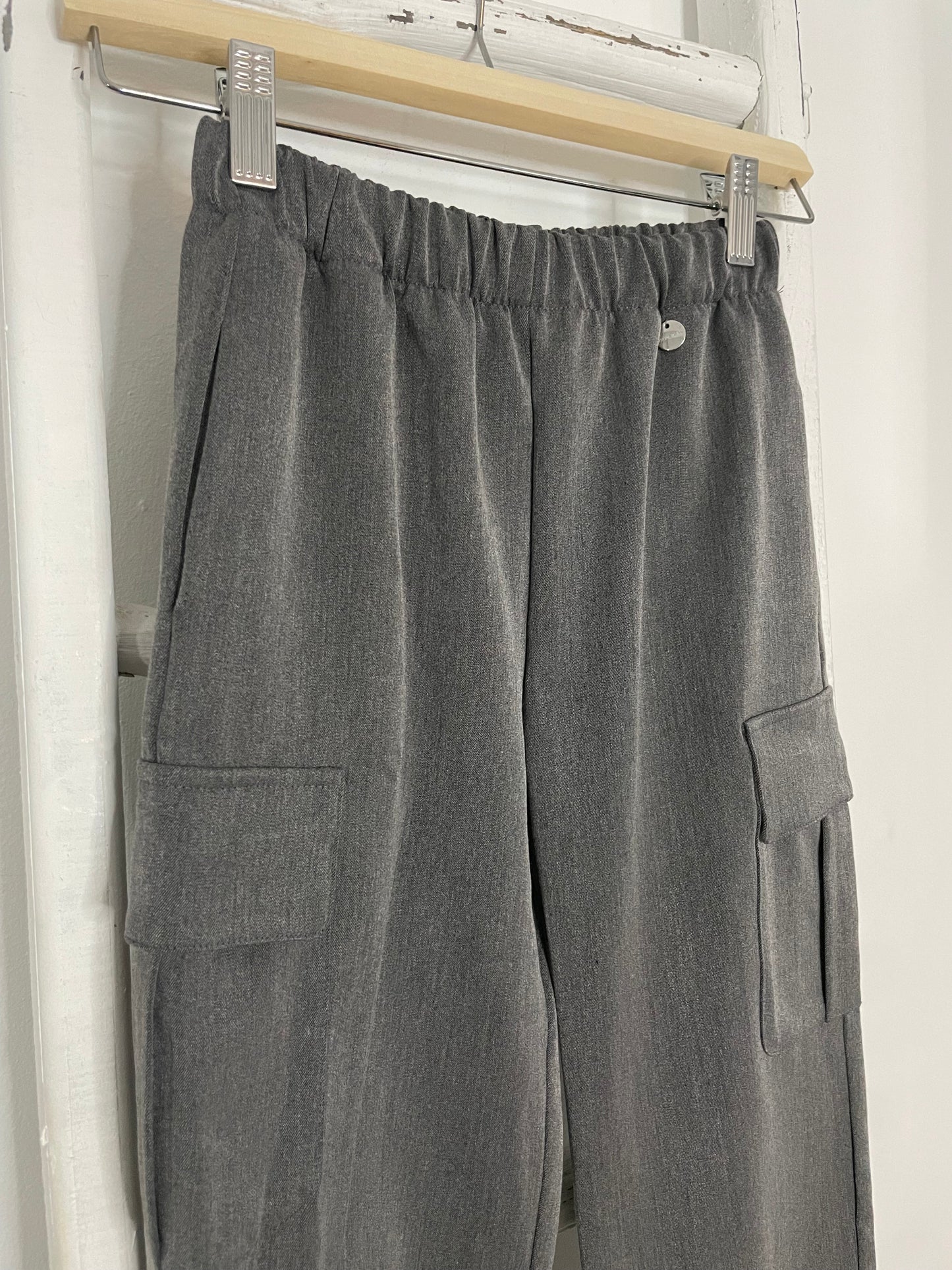 Grey Melange Jogger Pants